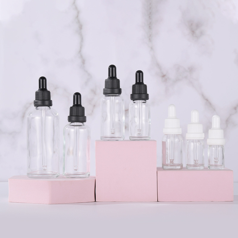 銀脈スポット5ml-100ml透明精油瓶10mlエッセンス原液瓶30mlバラ金スポイト瓶|undefined