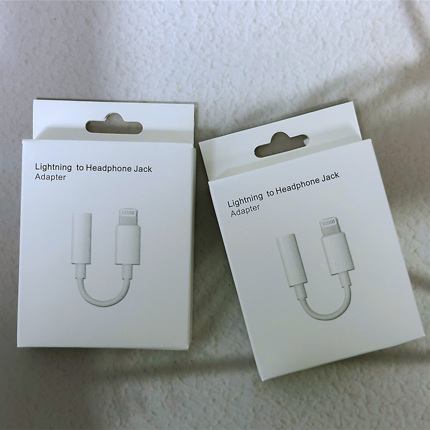 Type-C转接线中性包装盒 适用于USB-C to Headphone转接线包装盒