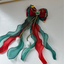 圣诞树洛丽塔拖尾袜子（单拍不发货）流苏发饰搭配原创设计顶夹