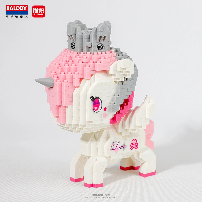 Beledi Единорожка tokidoki ко-брендированные образовательные микродиамантовые частички assemble building block toys для девочек подарки