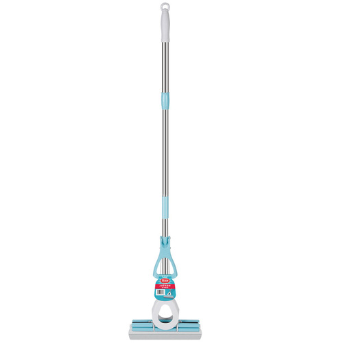 Meiya hand-washable collodion mop double row roller squeeze water lazy floor mop absorbent sponge mop department store wholesale