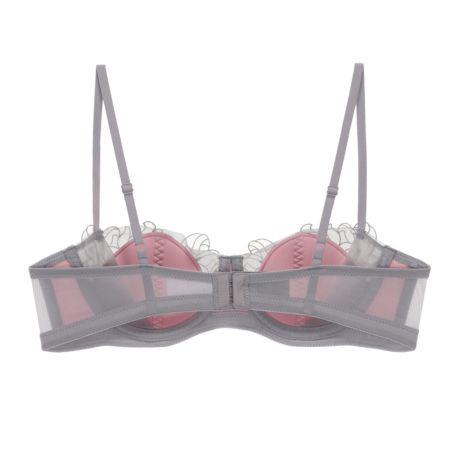 Бюстгальтер Lace Breathable Ultra-Thin Bra Set, бюстгальтер французского стиля push-up сPush-up, с кружевом