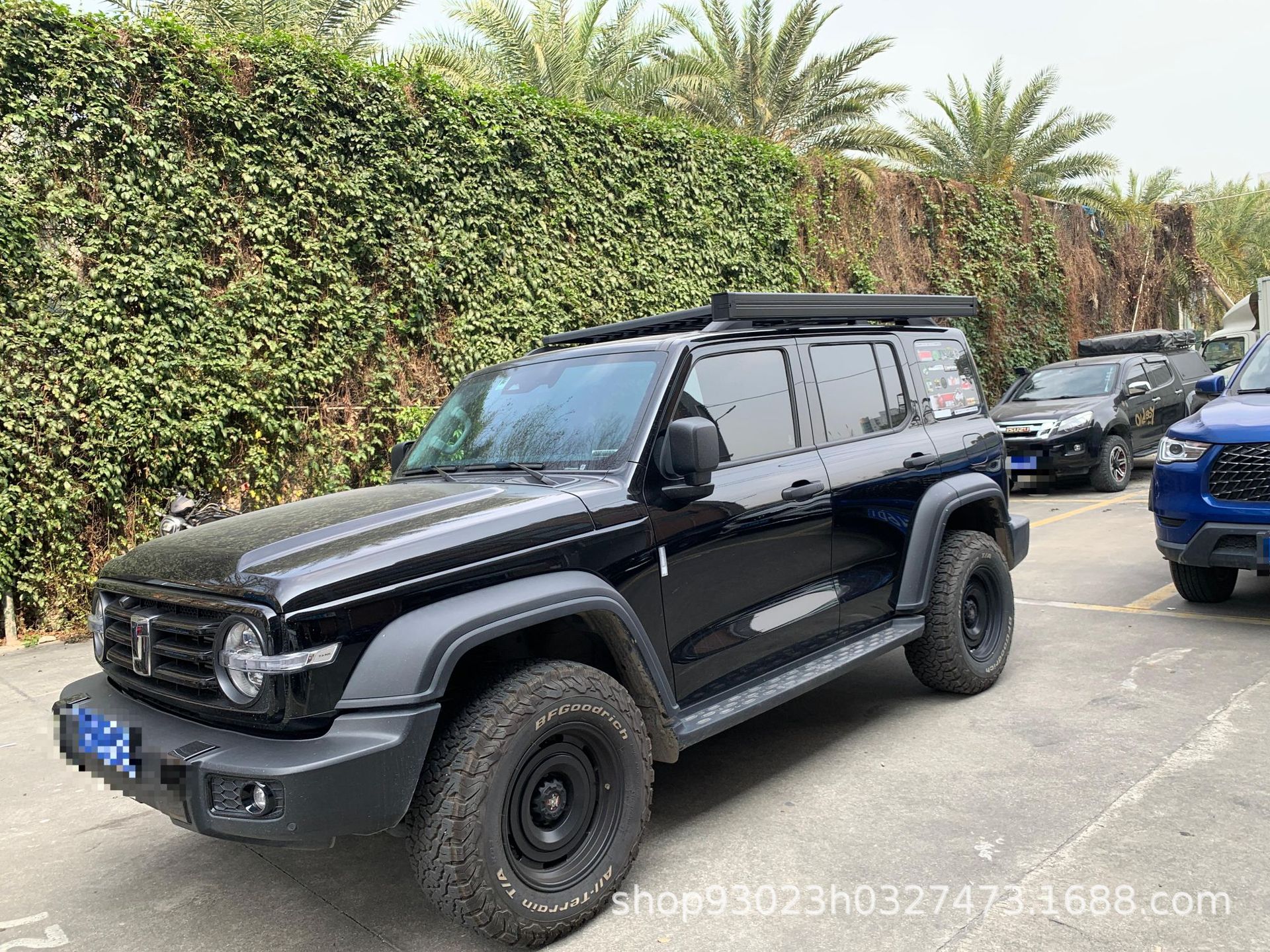 Car Side Tent Cross-Border Wholesale Semi-Automatic Aluminum Alloy Hard-Shell Side Canopy Car Side Tent Sunshade Canopy for Vehicle
