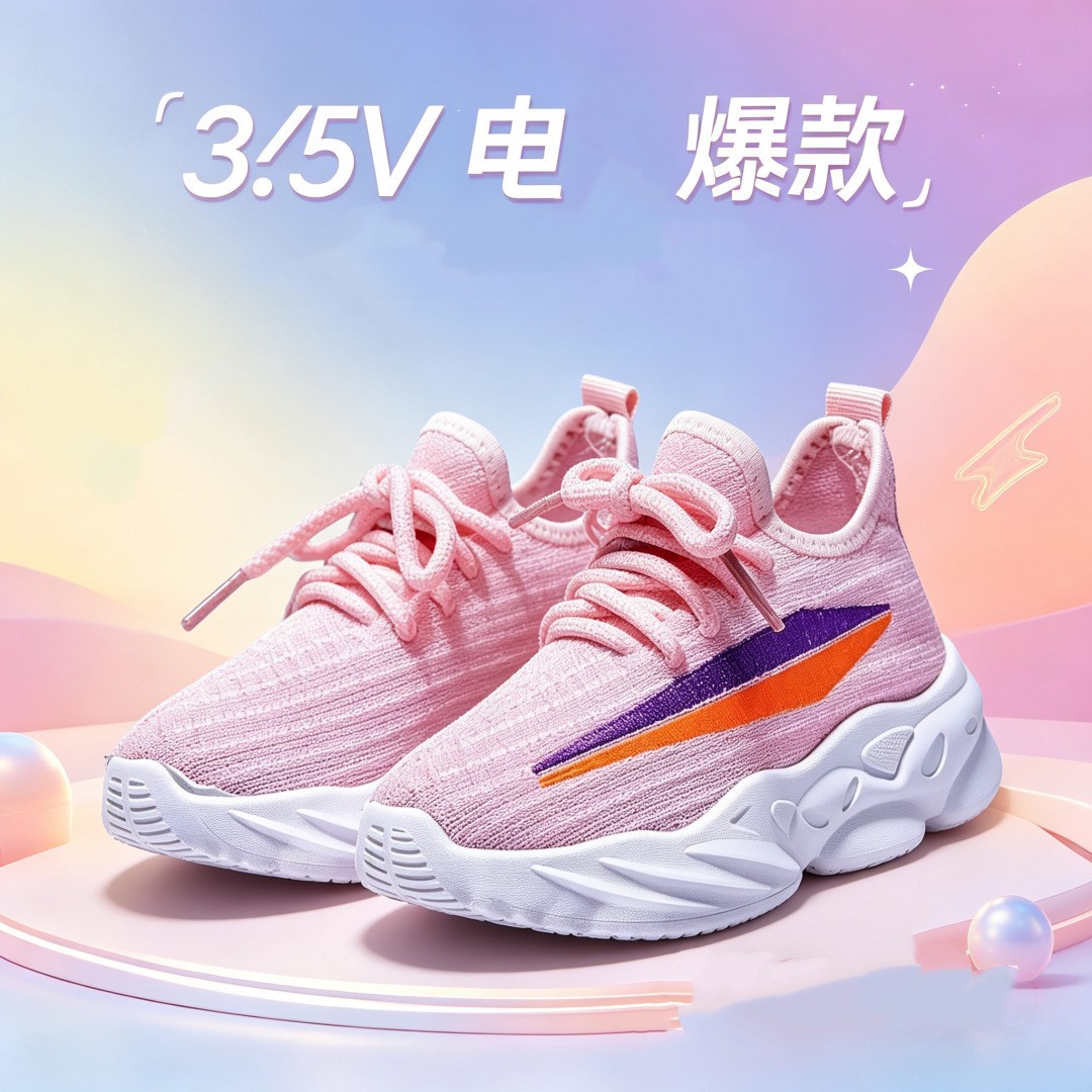 Children's Shoes, Boys' Breathable Mesh Shoes, Summer 2026 New Spring and Autumn Toddler Sneakers, Kids' Girls' Sports Shoes