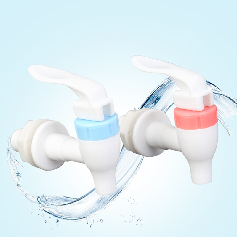 Cross-border professional production of bubble wine bottle faucet hydraulic switch push type water dispenser faucet plastic faucet