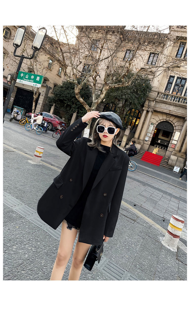 British Style Women's Blazer Jacket High-end Casual Fashion Coat_voghion.com