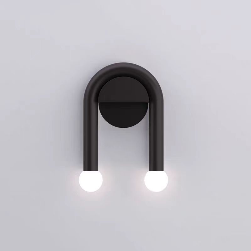 Moderno nórdico minimalista de moda creativa lámpara de pared sala de estar dormitorio dormitorio de cabecera de cama estudio hotel pasillo diseñador lámpara de pared sin