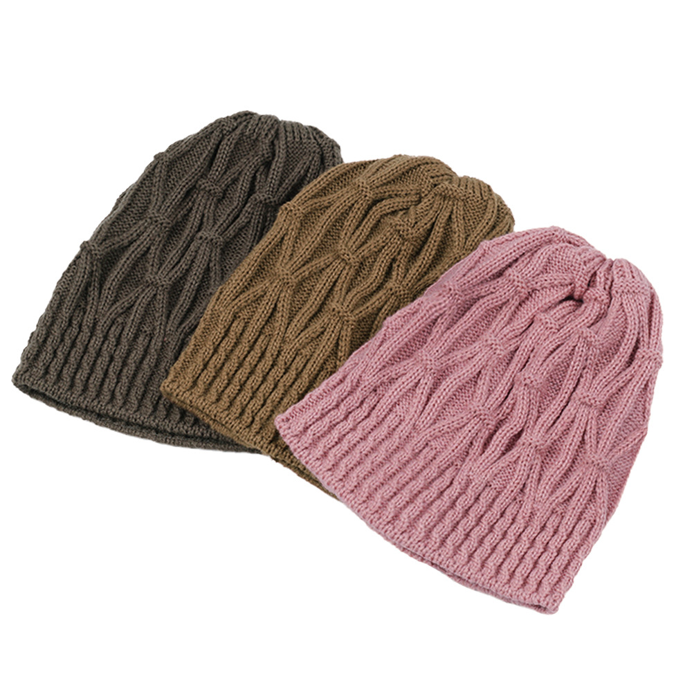 Gebreide muts voor dames warme wintermuts voor herfst_voghion.com