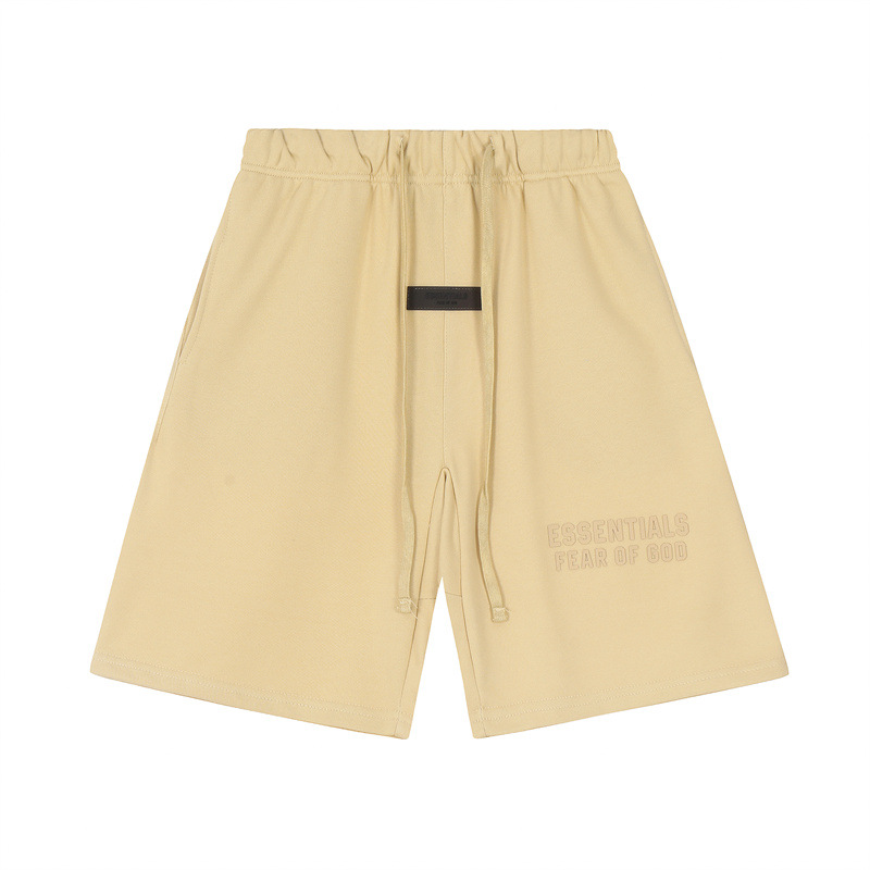 FOG ESSENTIALS Temporada 8 Doble línea de alta calle letras casuales sueltas impresión de silicona pull-out pantalones cortos de moda para hombres image 11