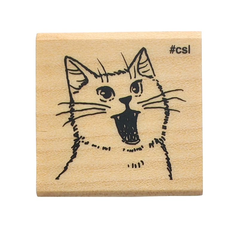 [【新品】日本KODOMO NOKAO木头印章创意手账章N I LOVE STAMP1533]