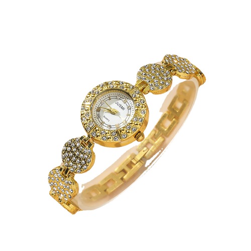 A09288 Factory direct sales new full diamond luxury bracelet watch set ladies time quartz watch watch supports one
