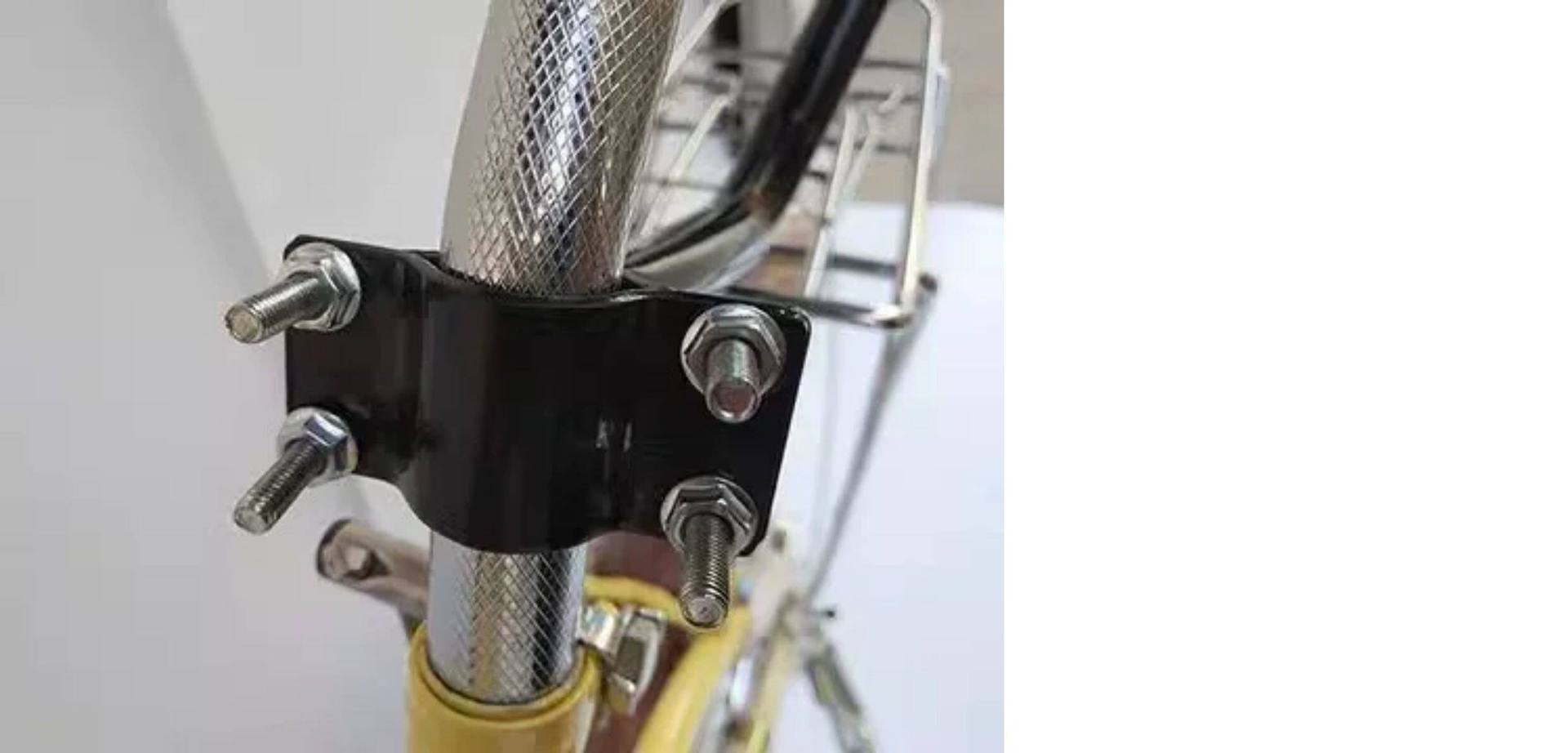Children's Learning-To-Ride Bicycle Aid: Auxiliary Handlebar, Push Rod, Auxiliary Wheels, and Kickstand for Kids to Learn to Ride a Bike
