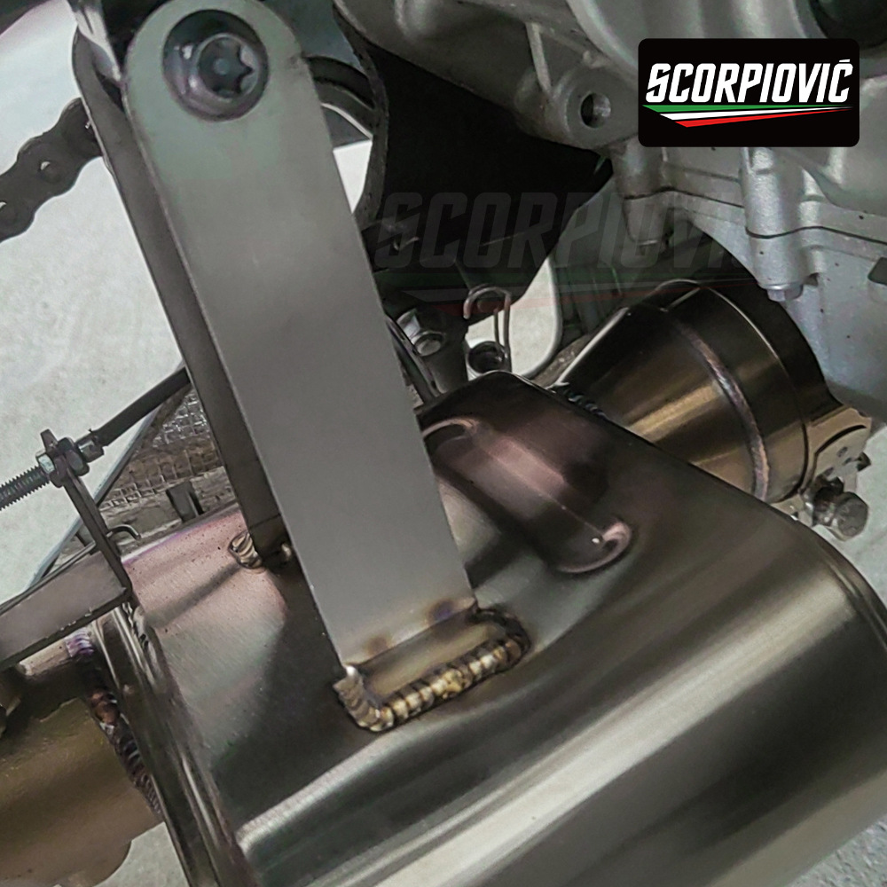 Motorcycle Zhang Xue 500Rr Dual-Channel Valve Box Front Exhaust Pipe Original Appearance Full Set of Tail Section