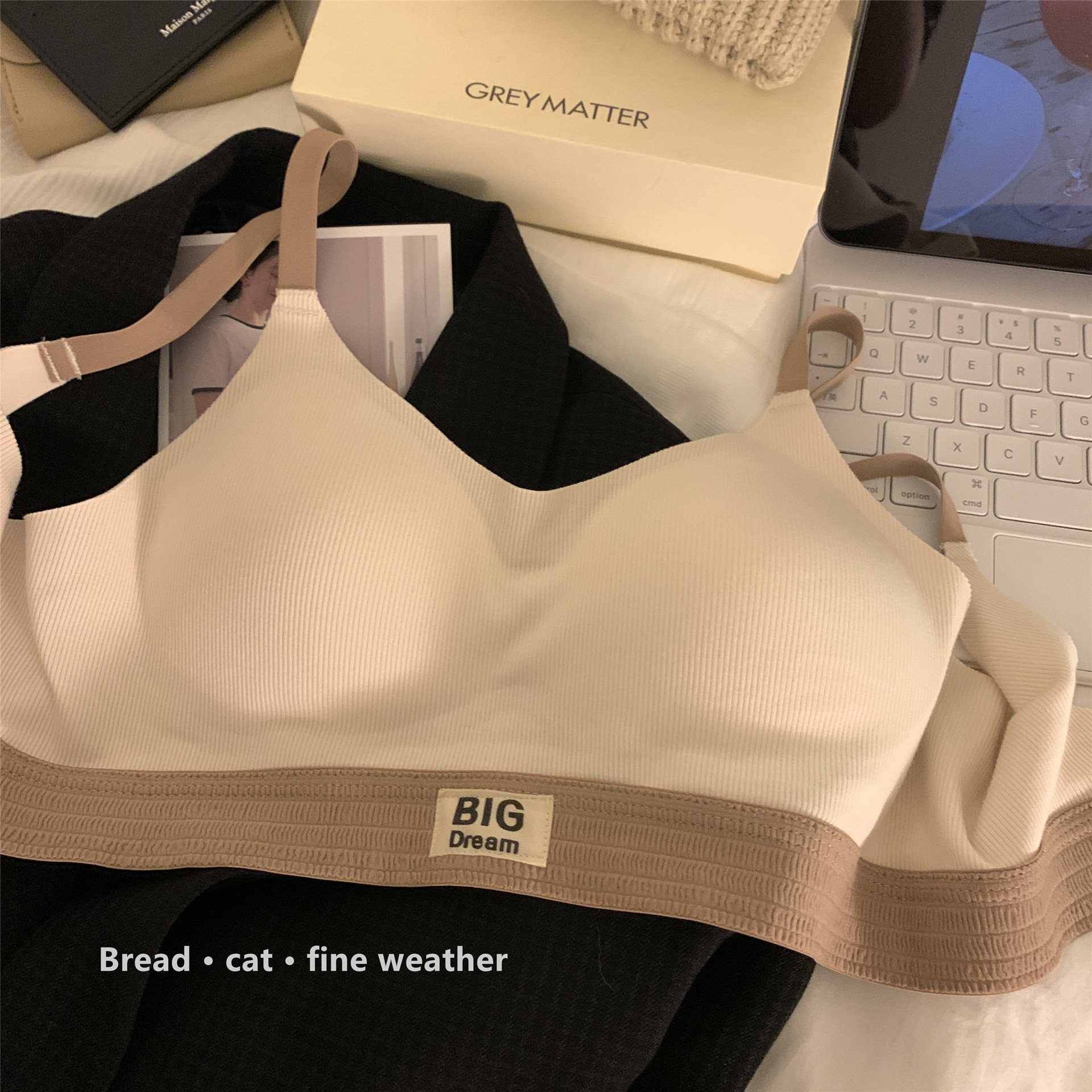 &quot; Korean girl student Internal lap Clean temperament &quot; [Live by oneself]lady bra Wireless Bras Small chest