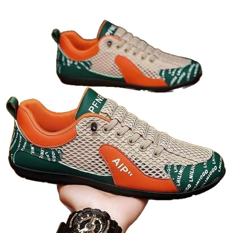 Zapatos de hombre, zapatos de verano transpirables de malla suave antideslizante, zapatos de moda deportivos casuales, zapatos de Agan.