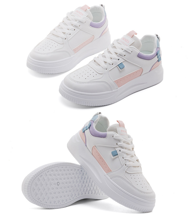 Neue Damen-Sneaker für den Außenhandel, vielseitig, weich und bequem, dicke Sohle, Frühling und Herbst, hochwertige Freizeitschuhe_voghion.com