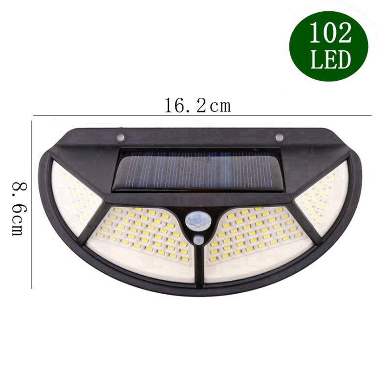 Iluminación de cuatro lados 102LED