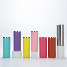 跨境304不锈钢20oz保温杯外贸拉伸直杯喷漆喷塑热升华车载汽车杯