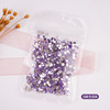 Nail decoration, jewelry, glossy fake nails for nails, accessory for manicure, flat base, wholesale