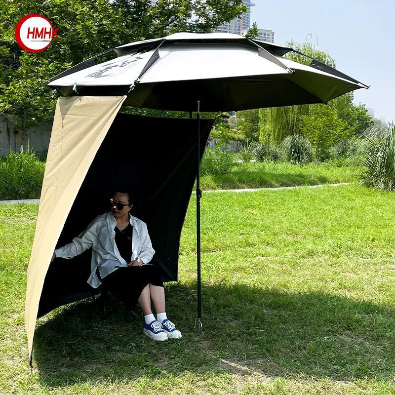 Универсальный виниловый фартук цвета хаки, ветрозащитный, непромокаемый и солнцезащитный, фартук для рыбалки и кемпинга на открытом воздухе с навесом для конфиденциальности