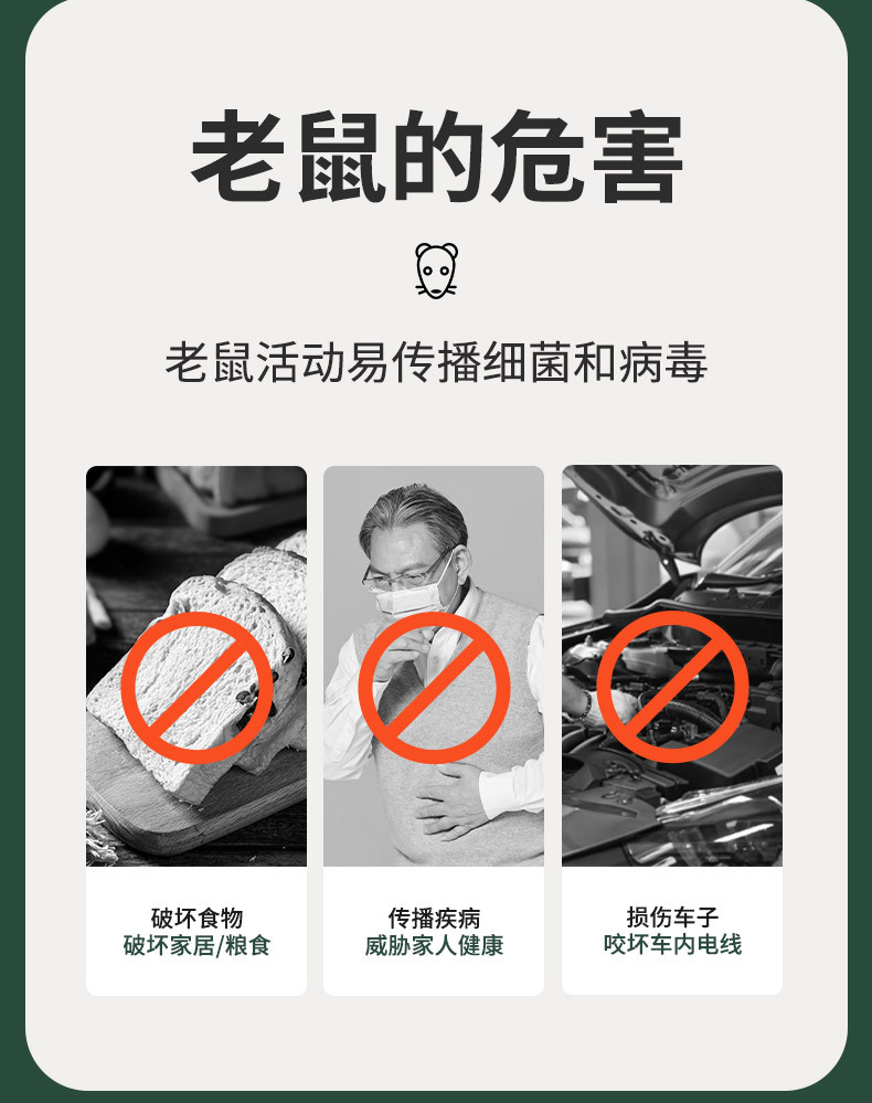 Car Engine Anti-Rat Engine Compartment Anti-Rat Artifact Rat Repellent Paste Car Rat Repellent 2024 New Model Special