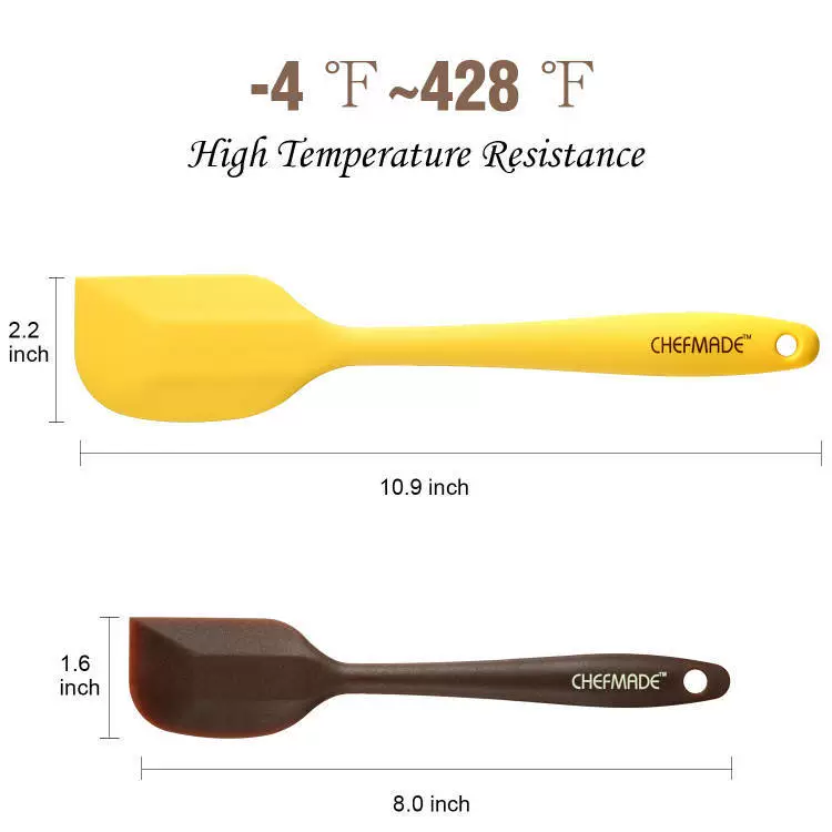 Химчистка Heat-resistant силиконовая крем-скребок, венчик для смешивания