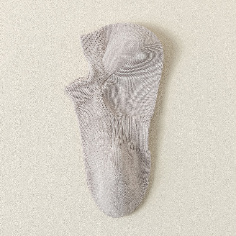 Calcetines de algodón puro Calcetines delgados de verano para hombres Calcetines de barco transpirables que absorben el sudor Calcetines de algodón de verano Calcetines Zhuji