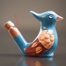 陶瓷儿童玩具手绘水吹鸟叫口哨工艺品怀旧陶笛动物景区地摊礼品批