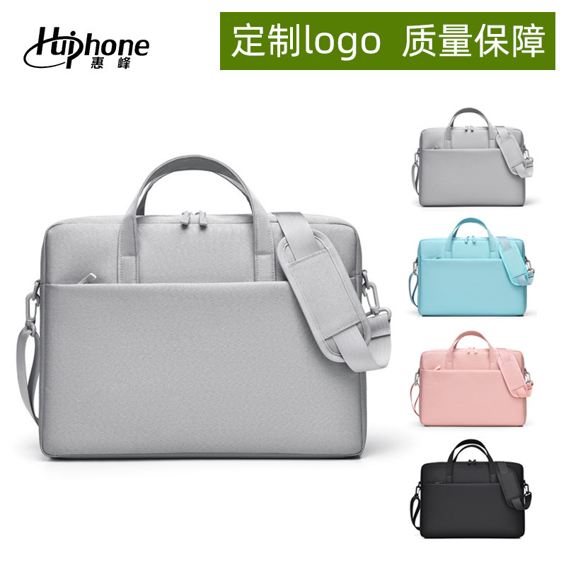 Handbag Large Capacity Thickened Laptop Shoulder Bag Business Briefcase Airbag Laptop Bag