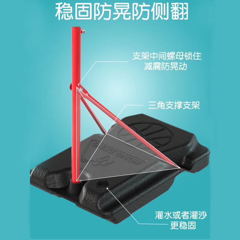 Al aire libre del marco de tiro de los niños al aire libre soporte de baloncesto del hogar ajustable de baloncesto 4-6-8-10 años de edad juguetes de la juventud