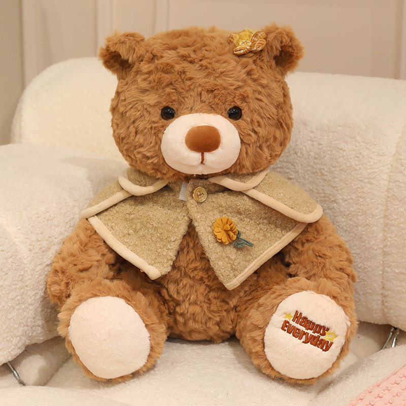 Pareja encantadora muñeca oso muñeca de peluche muñeca prensada de cama regalo novio para niños para dormir juguetes de peluche tranquilizadores