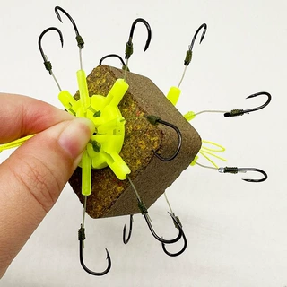 刺猬钩翻版钩刺猬钩翻板钩渔具配件爆炸钩抛投方块饵料八爪钩鱼钩