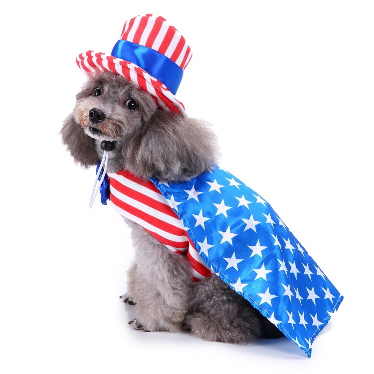国境を越えたペット服を提供するアメリカ独立日ペット服は犬服の独立日の祝日の服装を責める|undefined