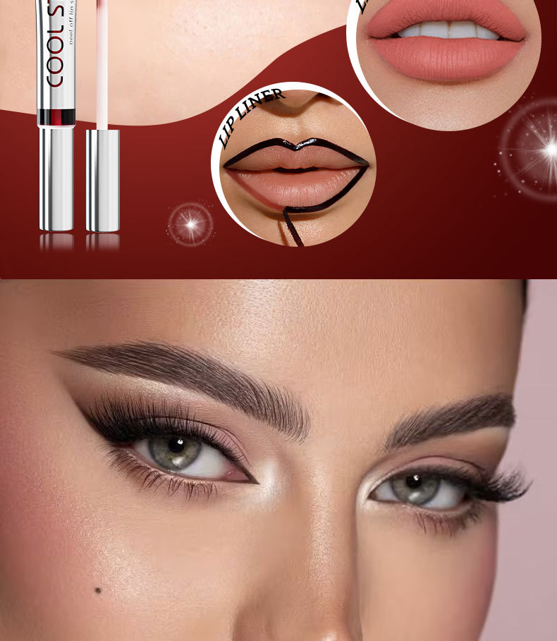 22g Weight Lip Glaze Type Of Cosmetics Contains Liquid Ingredient Plastic Material Letter Pattern Letter Plastic Lip Glaze Beauty & Health 2