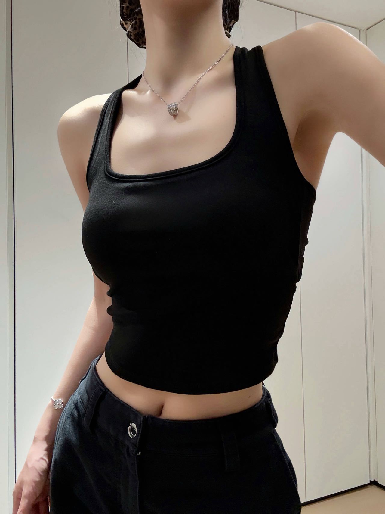 Women's Halter Neck Padded Camisole Top Sexy Strapless Bra Vest_voghion.com