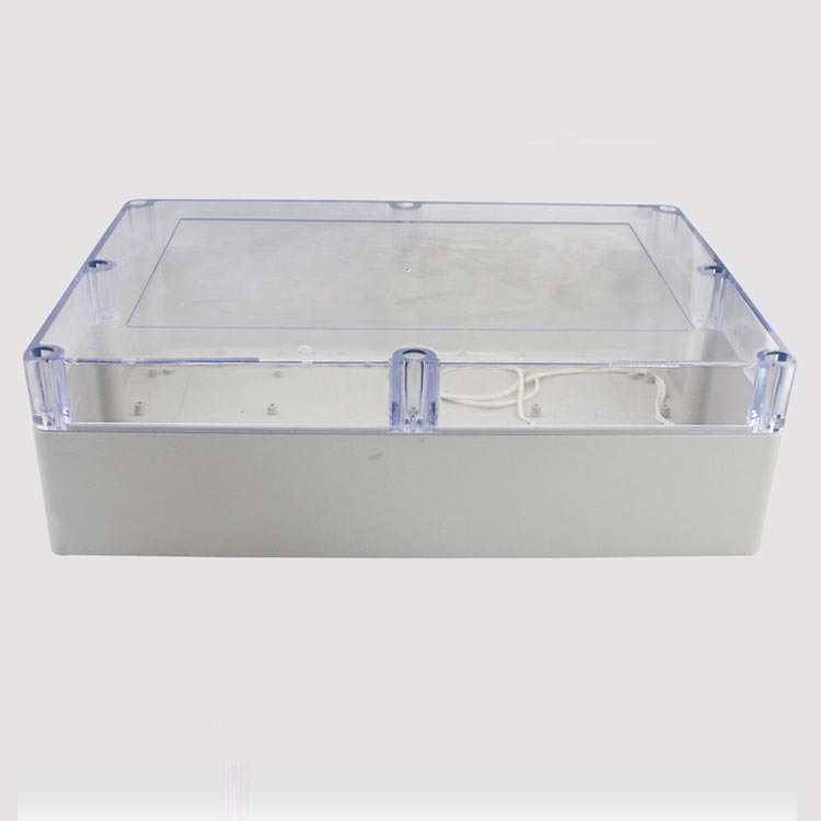透明盖380*260*120mm防水接线盒 F11T高盖塑料密封防雨监控电源箱