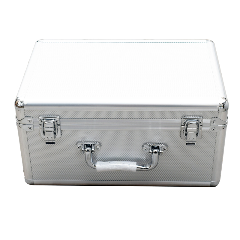 Caja de herramientas portátil de aleación de aluminio Caja de seguro Caja de archivo Caja de almacenamiento de contraseña Caja de instrumentos Caja de almacenamiento de objetos pesados