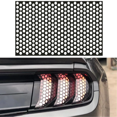 Honeycomb Car Light Stickers Car Headlights Motorcycle Electric Vehicle Personalized Modification Stickers Tail Light Decorative Film