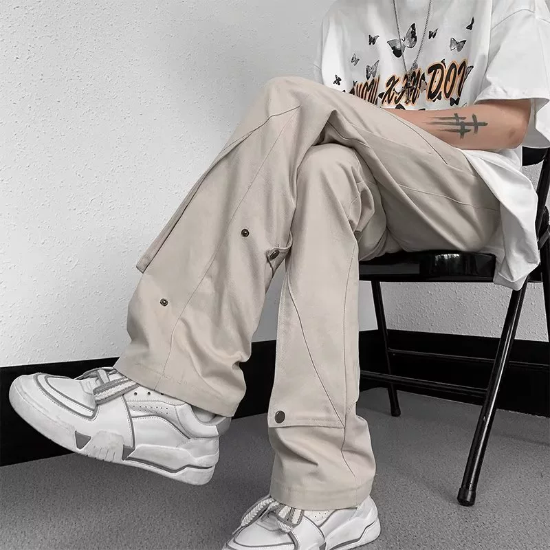 Тайд ( Tide ), повседневные брюки весной, американский стиль, свободный крой