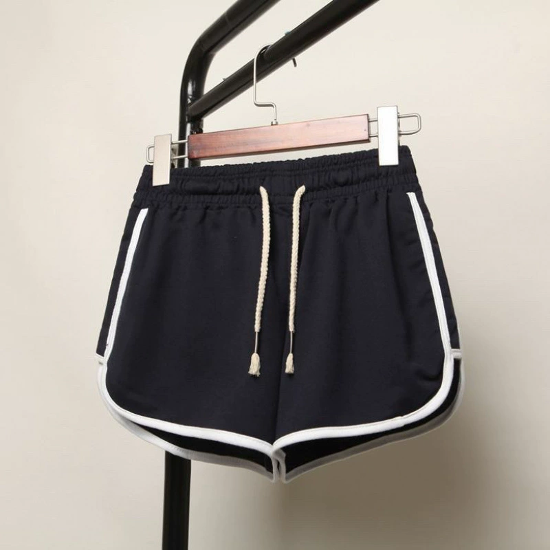 Спортивные шорты, брюки для отдыха, леггинсы, oversize, высокая талия, для бега, А-силуэт, свободный крой