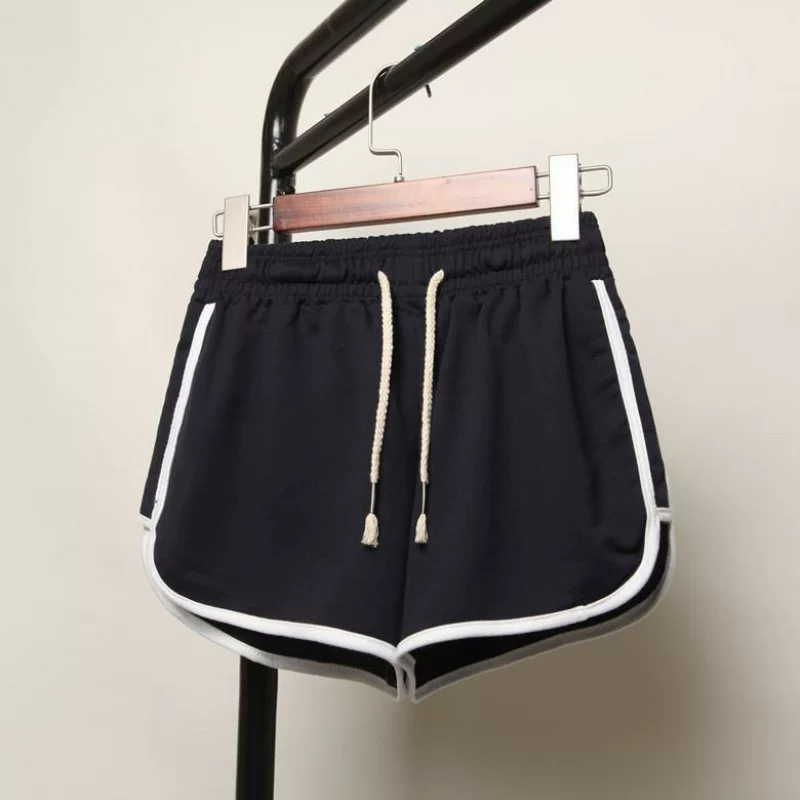Спортивные шорты, брюки для отдыха, леггинсы, oversize, высокая талия, для бега, А-силуэт, свободный крой