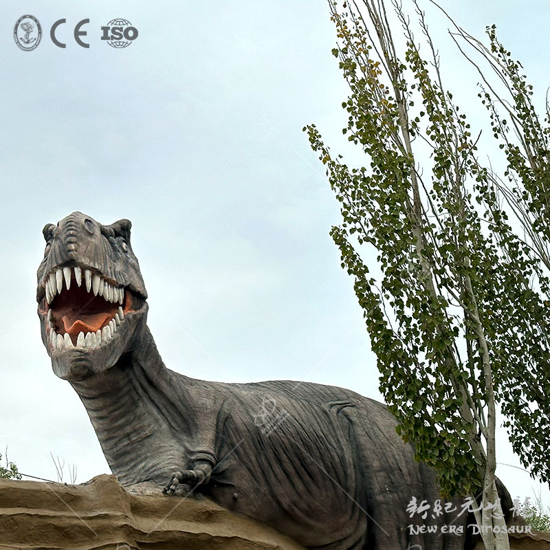 Modelo de simulación de dinosaurios grande simulación de dinosaurios de silicona paisaje escultura de dinosaurios paisaje exhibición personalizada