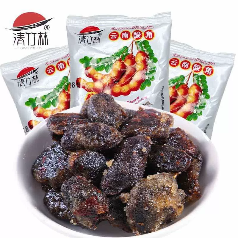 Qingzhu Forest дикий кислый рог Юньнань фирменный сладкий и кислый бобовый пирог консервы, сухофрукты, общежитие