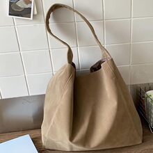 X 26323 Suede Tote Bag Large Capacity Commuter ��Ƥ�����ذ�