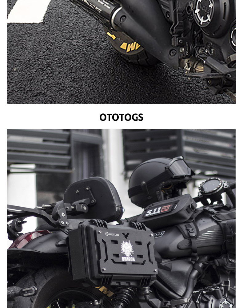 Suitable for Wuji Cu525 Motorcycle Modified Rear Rack Side Box Rack Tactical Hanging Plate Expansion Rack Rear Tail Rack Accessories