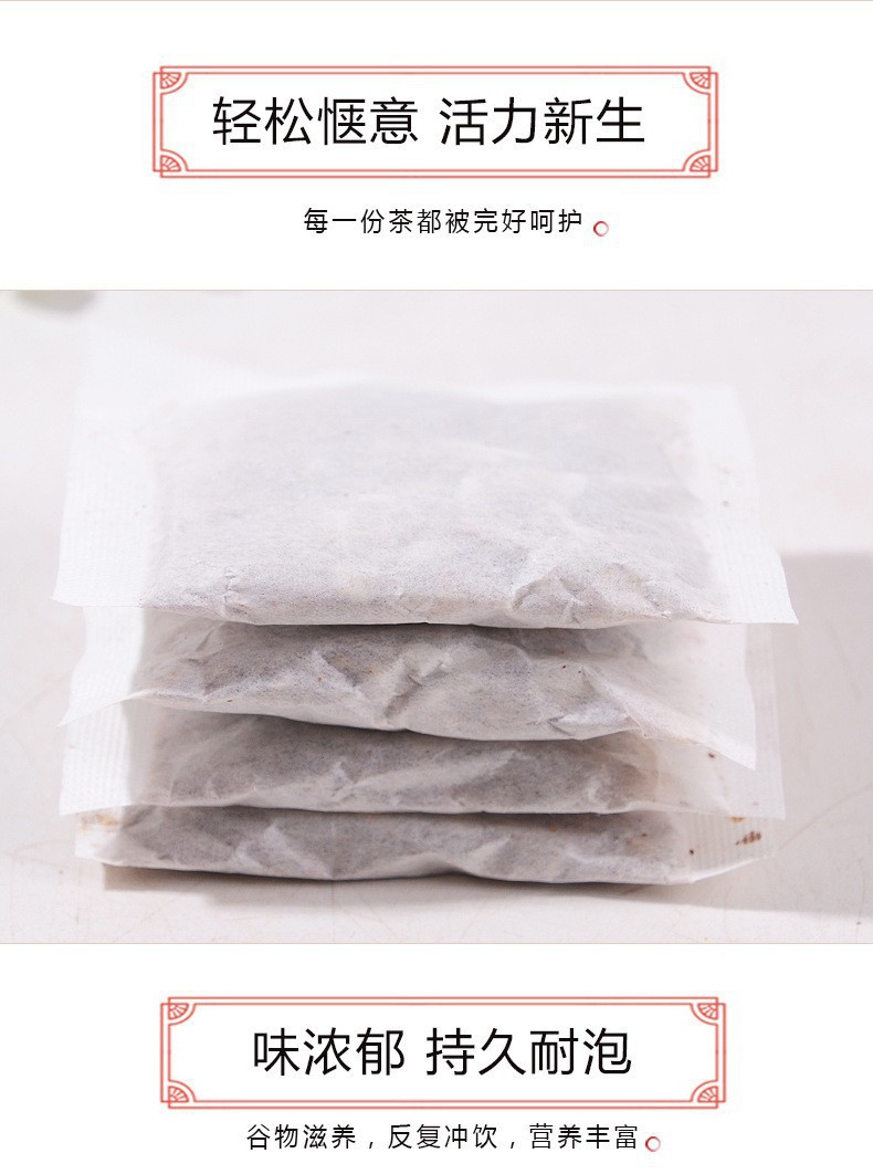 Mulberry Leaf Kudzu Bitter Melon Tea Bags 150g 30 Packets Corn Silk Cassia Hawthorn Blend in use
