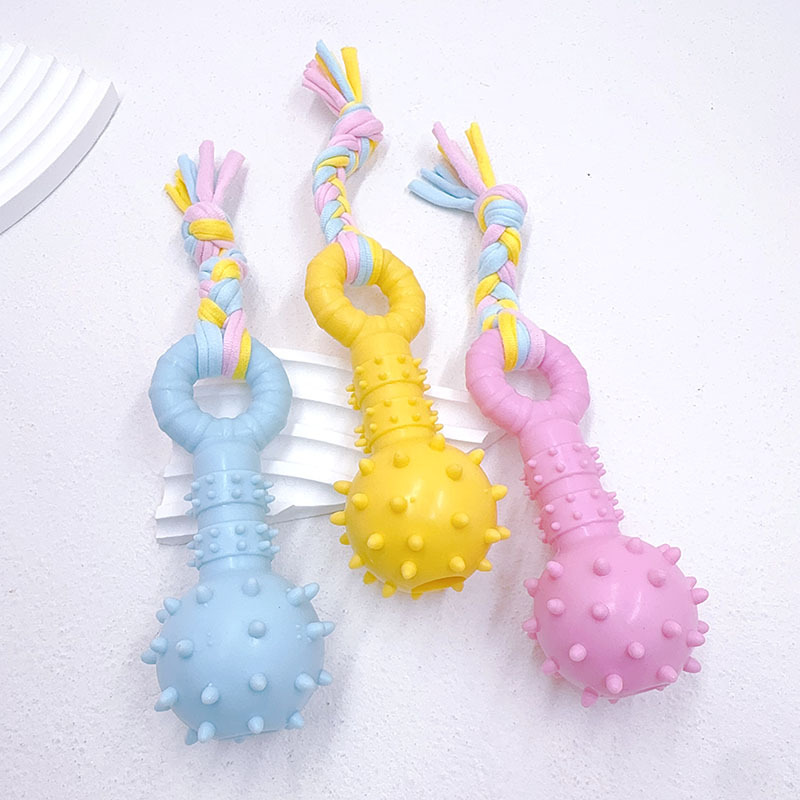 Juguete TPR para perros, para mordedura, de algodón, para razas pequeñas, al por mayor