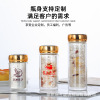 Double-layer heat-resistant glossy bottle, storage box, can be steamed