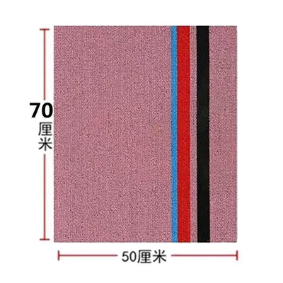Universal Foot Pad mats can be freely cut - pink-single-passenger-seat-5070