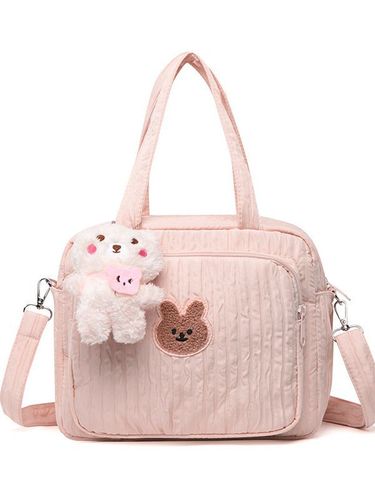 Small Bear Hand-held Portable Insulated Bag Single-shoulder Crossbody Picnic Lunch Bag Portable Waterproof Mami Bag Cross-border